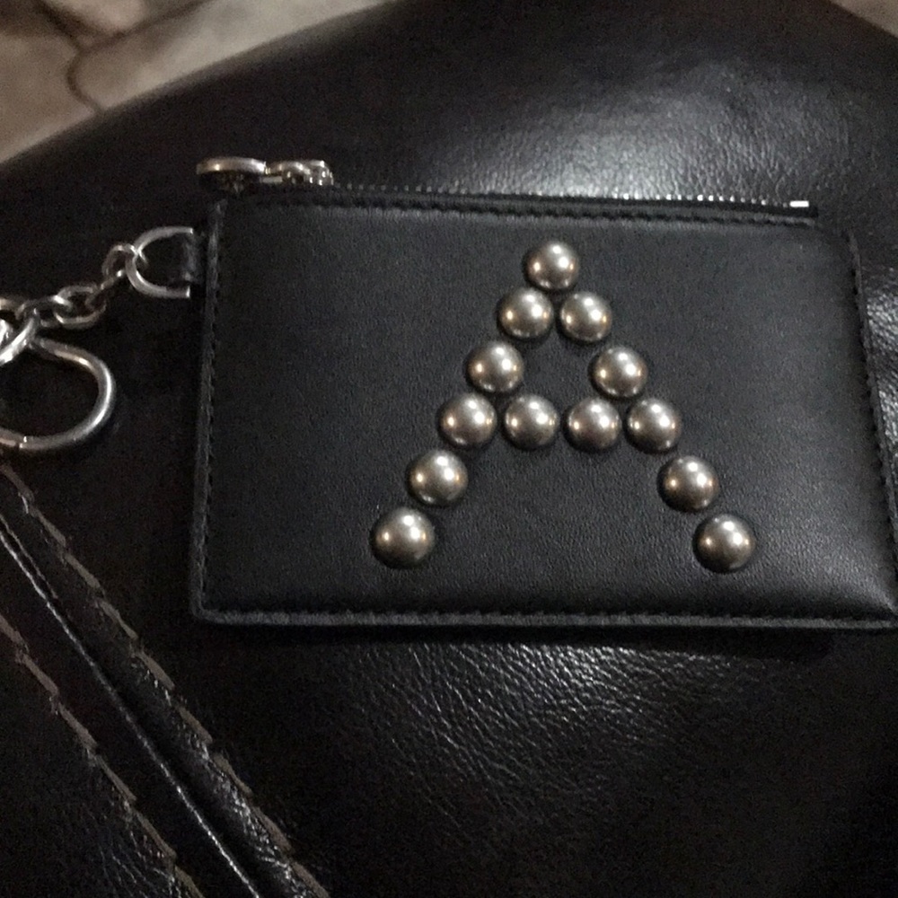 Tory Burch key chain card hold. Letter A